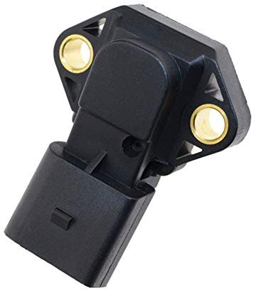 LOGEA Interruptor de Sensor de presión 0281002177 Presión 2,5 Bar Absoluta del colector Map Sensor Compatible con Audi A2 A3 A4 A6 TT 1,2 1,4 1,8 T 1,9 2,5 TDI 038 906 051 062 906 051