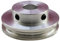 Konrunppy Riemenscheibe Aluminiumlegierung Rundriemen Motorspindel Antriebsriemen Scheibe Aluminium Riemenscheibe (Innendurchmesser 10mm)