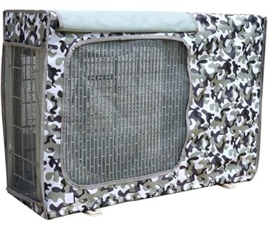 XRRJFYH Klimaanlage Abdeckung aus Wasserfestem Sonnenschutz 600D Oxford Gewebe, Verkleidung Klimaanlage Außengerät (Color : Camouflage, Size : 94x36x68cm)