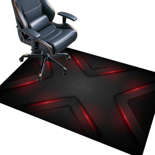 Tapis Chaise Gaming 200 x 300 cm Tapis Protection Sol Chaise Bureau Antidérapant pour Sols Durs Tapis de Protection Professionnel pour Gaming et Le Travail Tapis de Chaise Rectangulaire Antidérapant