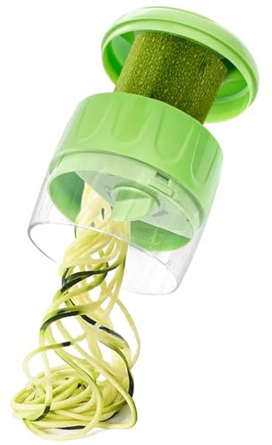 Eoixuqba 1 Stück Spiralizer Vegetable - 9Cm Spiralschneider Hand Für spaghetti, Spiralschneider Hand, hobel, Schneider, Für Spaghetti, Karotte, Gurke, Kartoffel,