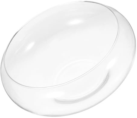 Luxshiny Sukkulententopf Klarer Übertopf für Hydrokultur und Pflanzenpflege für Büro Garten und Fensterbrett Kleiner Dekorativer Blumentopf für Sukkulenten