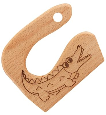 Gogogmee Couteau en Bois pour Garçon et Filles Sécurisé Ustensile Cuisine Créatif pour Couper Fruits et Légumes Taille Garçon et Filles Poignée Ergonomique Cuisine Éducatif