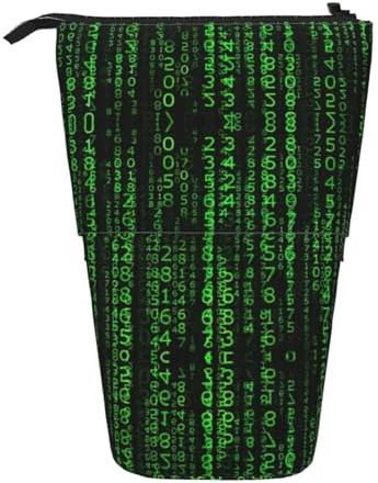 stujvc Hacker Era Print Erweiterbare Organizer-Tasche, Teleskop-Federmäppchen, mit verstellbarem Riemen, tragbare Aufbewahrung