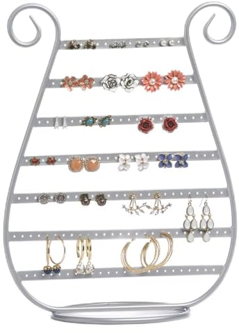 Mango Steam Ohrring- und Schmuck Organizer (Silber/schmal)