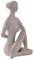 Tubayia Sandstein Tänzer Yoga Statue Skulptur Tischdekor für Haus/Büro Dekoration Geschenk