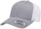 Yupoong Herren Single Trucker-Mütze, Heather/White, Einheitsgröße