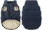 ASENKU Winddichte Hundejacke Winter wasserdichte Hundemantel Warme Hundeweste Kaltes Wetter Haustier Bekleidung mit 9-Lagen Fleece Gefüttert für Kleine Mittlere Große Hunde Blau 3XL