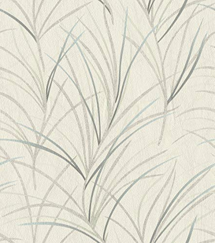 Rasch Tapeten Vliestapete (Botanical) Blau 10,05 m x 0,53 m #ROCKNROLLE 540659