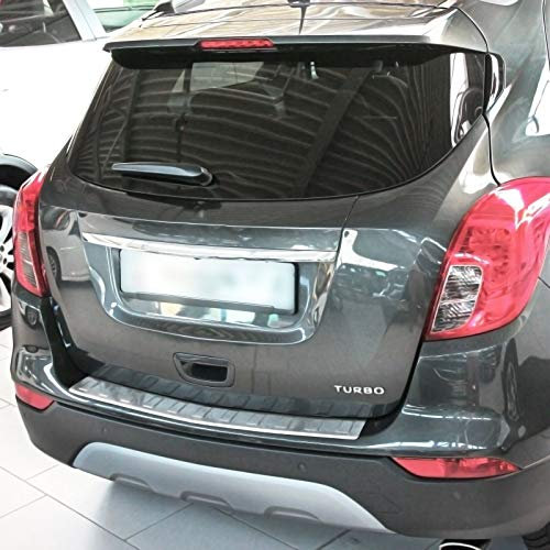 Ladekantenschutz Edelstahl CHROM kompatibel für OPEL MOKKA | MOKKA X | CHEVROLET TRAX | premium Qualität von RECAMBO