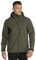 33,000ft Softshelljacke für Herren Wasserdicht Winterjacke Winddicht Warme Fleece Gefüttert Windbreaker Funktionsjacke Outdoorjacke für Wandern Fahrrad Camping Olivgrün XL