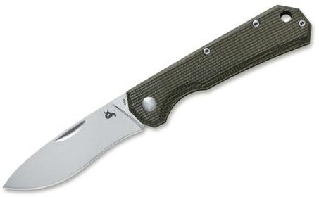 BlackFox Unisex – Erwachsene Ciol Micarta Green Taschenmesser, Grün, 16 cm