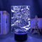 Lampada Illusione 3D Luce Notturna a LED Anime Jujutsu Kaisen Ryomen Sukuna per la decorazione della camera da letto Regalo di compleanno Yuji Itadori Light Jujutsu Kaisen Gadget