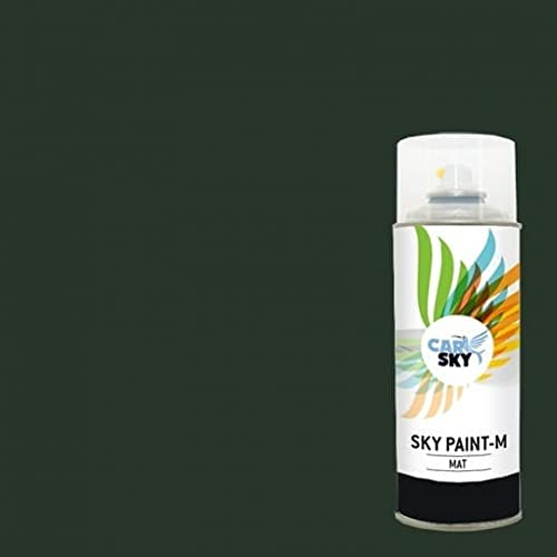 CARSKY Bombe de peinture RAL Vert Sapin 6009 finition mat 400ml
