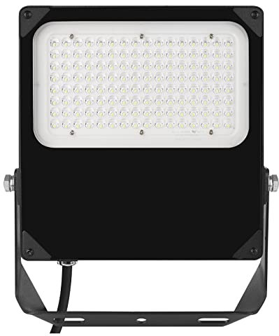 EMOS LED Strahler PROFI PLUS ASYMMETRIC 100W, IP66 wasserdichtes Flutlicht für Feuchträume, Innen und Außen, Helligkeit 11000lm, Neutralweiß 4000K, CRI>80, Lebensdauer 50000h, 5 Jahre Garantie