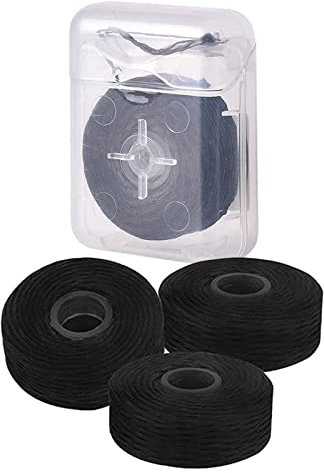 Bamboo Charcoal Dental Floss,Waxed Dental Floss,Mint-Flavor,55 Yards (Pack of 4),with a Portable Box