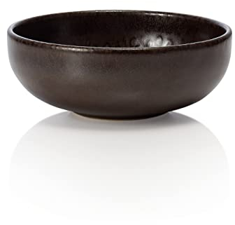 ROCKZZERO 6 Dessertschalen im Set - Steingut, spülmaschinenfest und temperaturbeständig - Bowls aus umweltfreundlichen Rohstoffen - Braun - 12 cm Durchmesser - 5 cm Höhe - 200 ml