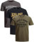 JACK & JONES Herren 3er-Set T-Shirts aus Baumwolle (Slim-fit Mix Opt 6, L)