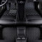 Benutzerdefinierte Auto Fußmatten Anpassbare 95% Auto Modell PU Leder voller bedeckter Schutz Advanced Performance Liners,Schwarz-beige