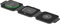 CANYON Pieghevole Caricatore Wireless 3 in 1 Base Ricarica iPhone Apple Watch per iPhone 14/13/12/11/X/8 ipods 2/3/Pro Apple Watch 8/7/SE/6/5/4/3/2 Adattatore 18W Perfetto per i Viaggi