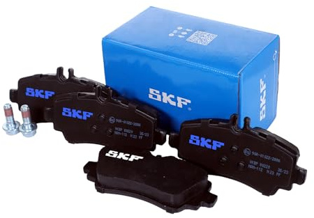 SKF Scheibenbremse Bremsbelag VKBP 80220-4er Set - Position Vorderachse Höhe 77mm Länge 134mm Breite 83mm Dicke 17mm - OE Qualität