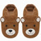 IceUnicorn Baby Lauflernschuhe Krabbelschuhe Baby Mädchen Jungen Lederpuschen Weicher Leder Wildledersohlen Lederschuhe Babys(Kastanienbär, 6-12 Monate)