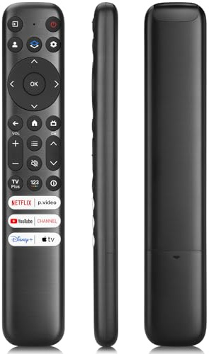 Replacement Only for TCL Google TV Remote Control,RC813 Compatible with TCL QM8/QM7/S5/S4/S3/Q7/Q6/Q5 4K UHD HDR LED QLED QD-Mini LED Full-HD Smart TVs