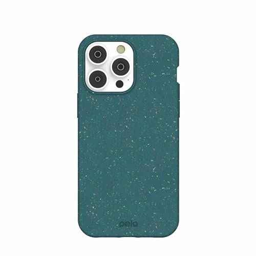 Pela Schutzhülle für iPhone 14 Pro Max, Grün – Schutzhülle – umweltfreundliches Schild, kompatibel mit iPhone 14 Pro Max