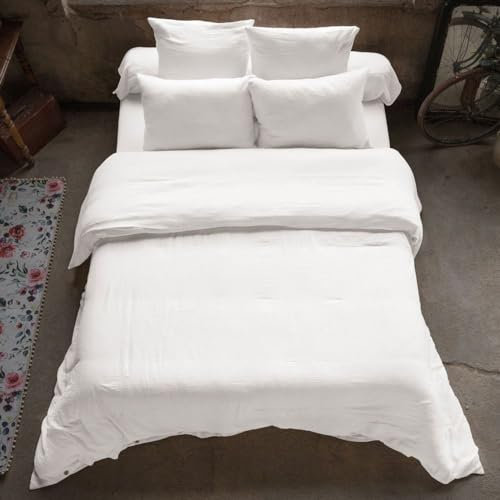 Housse de Couette 240x260 cm en Gaze de Coton Chantilly