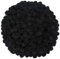 TOAOB 300 Stück Pompons 20mm Schwarz Pompom Flauschigen Plüsch Set Bälle Kunst Bommel für Lustige DIY Kreative Handwerk