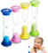 UEAVOID 4 pièces Sabliers pour Enfants, Sabliers Brossage Dents Enfant, Timer Enfant, Sabliers 1 Minute, Sabliers 2 Minutes, Sabliers 3 Minutes,Sabliers 5 Minutes, Jeux, Cuisine, Bureau
