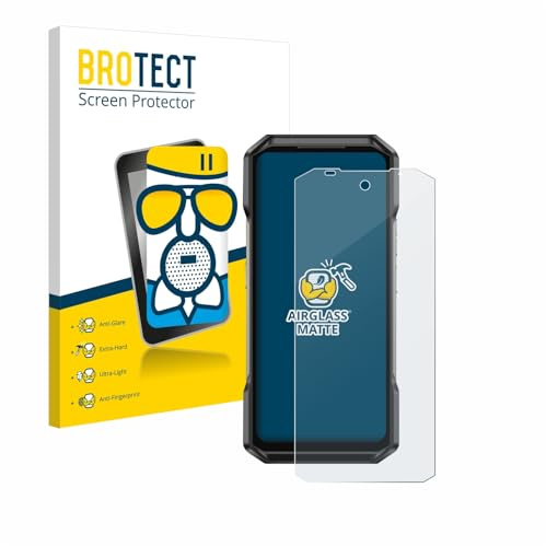 BROTECT Schutzglas für Ulefone Armor 27 | Entspiegelnder Displayschutz Made in Germany Schutzfolie Glas Matt Anti-Reflex Kratzfest 9H Anti-Fingerprint Einfache Montage