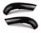 2x Spiegelblinker Rechts Links Satz Paar Schwarz mit LED Außenspiegel Blinker Seitenblinker Blinkleuchte Kompatibel Mit VW Passat Golf 5 6 Eos Sharan Skoda Superb Seat Alhambra 1K0949102 1K0949101