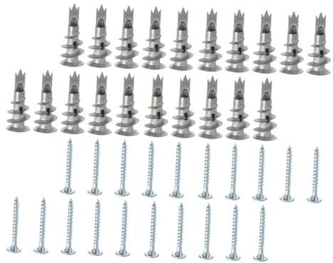 TOKIDNY 50sätze Filigrane Schrauben Aus Zinklegierung Kreative Befestigungen Für Gipskartonplatten Silber