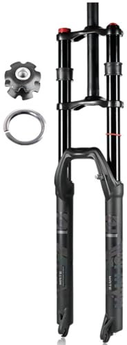 AADDFDD Fourche de vélo à Suspension VTT 27,5/29 Pouces, Fourche Avant Haute résistance, Pivot Droit 1-1/8'', dégagement Rapide, débattement 9 × 100 mm, XC AM 150 mm