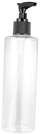 FONDOTIN 6pièces Flacon à Pompe Plastique Rechargeable Lot de Transparents pour Salle De Bain Voyage Et Plan De Travail