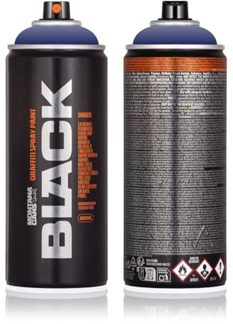 Sprühdose Montana BLACK-POWER 400 ml - Graffiti Paint - hochdeckende Mattfarben - zuverlässig - high-pressure - (P4100 Power Violet)