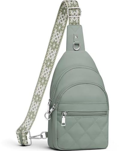 SYTRAH Sling Bag for Women, Anti-Theft RFID Crossbody Purse Travel Green