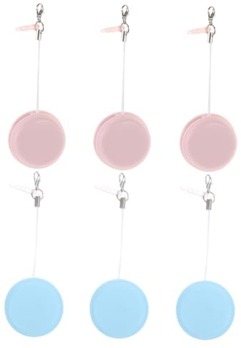 TOPPERFUN 6 Stück-pack Runde Macaron Bildschirmreinigungstücher aus Pp und Silikon Leicht Wiederverwendbar zum Entfernen von Fingerabdrücken für Handys und Computer Praktische Aufbewahrung