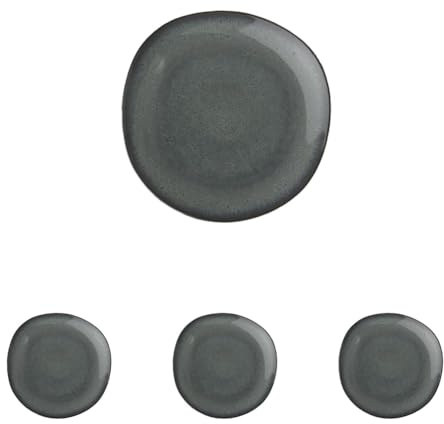 like. by Villeroy & Boch Lave gris Speiseteller 28 cm (Packung mit 4)