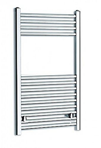 Kartell K-Rail New 25mm Steel Straight Chrome Heated Towel Rail 600mm x 1600mm