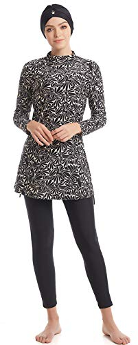 seafanny Damen-Badeanzug, 3-teilig, Hijab Burkini, Muslimische Badebekleidung L(42)