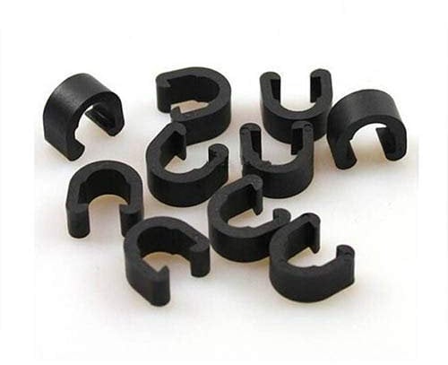 DB 10 x Bicycle Cable C-Clips - Jagwire - Buckle Brake Gear Cable Housing Hose Tube
