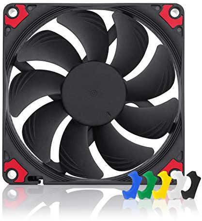 Noctua Paquet : 2x NF-A9x14 HS-PWM chromax.black.swap, Ventilateur Silencieux de Faible Épaisseur, 4 Broches (92x14 mm, Noir)