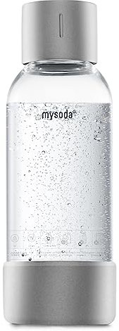 Mysoda Bouteille d'eau, argent, 0,5 litre