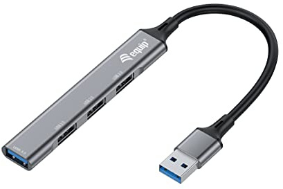 Equip 128960 USB-Hub 4-Port 1x3.0/3x2.0 USB->USB 3.0 grau