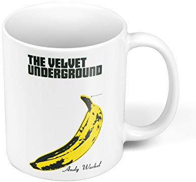 French Unicorn Tasse, Motiv: The Velvet Underground Andy Warhol Banane Rock 70er Jahre, Vintage