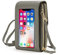 ANYWN Klein Handy Umhängetasche- handytasche mit geldbörse zum umhängen, PU Leder Crossbody Schultertasche Reisepass Handytasche mit Kartenschlitz Verstellbar Abnehmbar Schultergurt