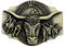 The Lord of the Tools Longhorn Gürtelschnalle Western Cowboy Gürtelschnalle Stier Herren Gürtelverschluss für 3,8cm Breite Druckknopf Gürtel Deko Accessoires Bronze