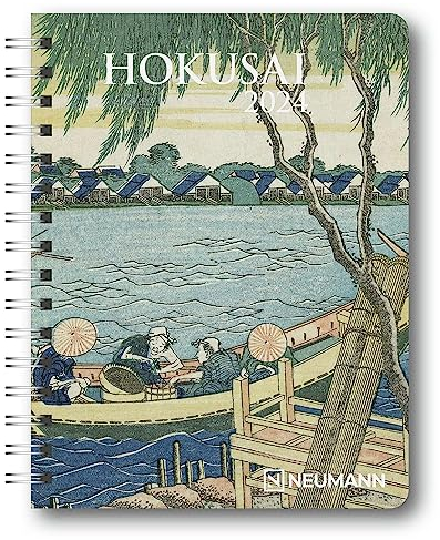 Hokusai 2024 - Diary - Buchkalender - Taschenkalender - Kunstkalender - 16,5x21,6: Diary
